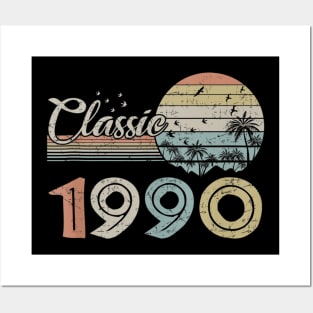 Vintage 1990 Design 30 Years Old 30th birthday Posters and Art